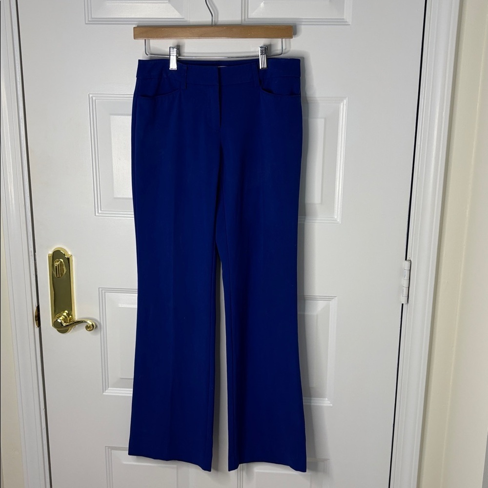 New York & Company Royal Blue Flare Pants. 0 Average